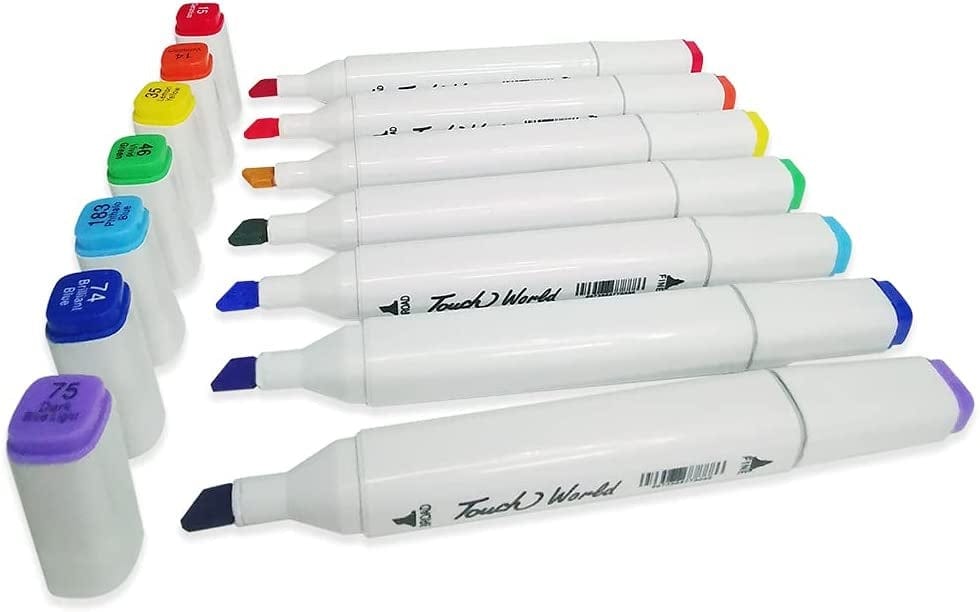 Dubkart 80 Colors Dual Twin Tip Marker Highlighter Pen Set