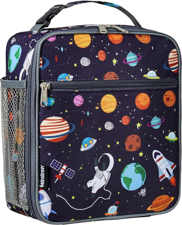 Dubkart Astro Space Insulated Kids Lunch Bag with Bottle Holder