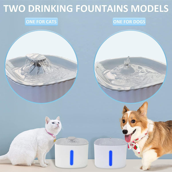 Dubkart Automatic Pet Cat Dog Water Fountain Dispenser 3L
