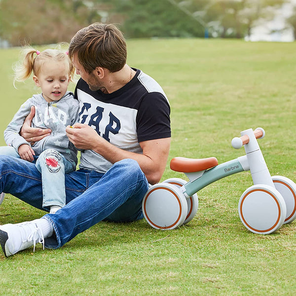 Dubkart Baby Balance Push Bike Walker 4 Wheels Toy (Blue)