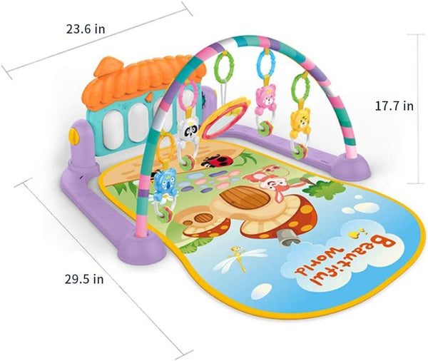Dubkart Baby Music Activity Play Gym Mat Intelligent Piano 0-36 Months
