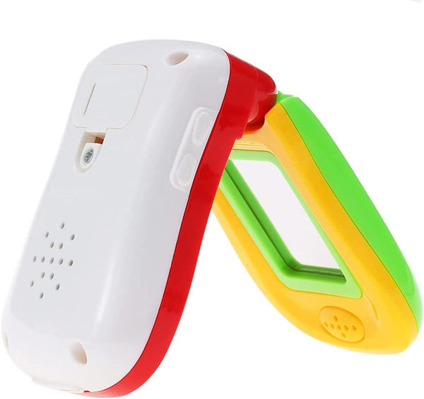 Dubkart Baby Music Flip Mobile Cellphone Toy Lights and Mirror