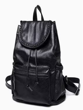 Dubkart Bags Soft Faux Leather Girls Backpack Travel Bag Knapsack