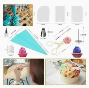 Dubkart Baking 100 PCS Empire Cake Decorating Baking Tool Set