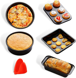 Dubkart Baking 5 Piece Cooking Baking Non Stick Bakeware Pan Set