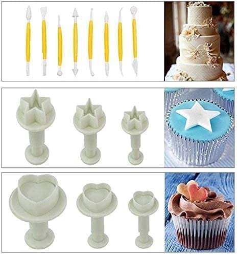 Dubkart Baking 68pcs Cake Decoration Tool Set Kit Fondant Modelling