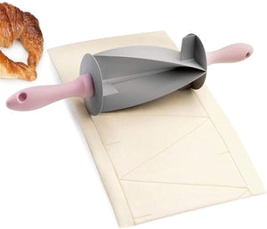 Dubkart Baking Croissant Roller Cutter Perfect Triangles Rolling Pins