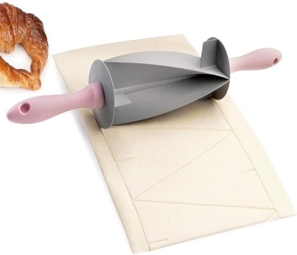 Dubkart Baking Croissant Roller Cutter Perfect Triangles Rolling Pins