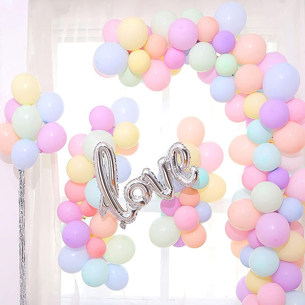 Dubkart Balloons 100 PCS Macaron Candy Color Balloons 10 Inch