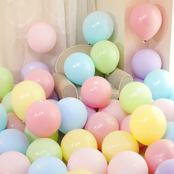 Dubkart Balloons 100 PCS Macaron Candy Color Balloons 10 Inch