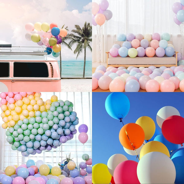 Dubkart Balloons 100 PCS Macaron Candy Color Balloons 10 Inch
