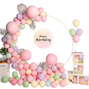 Dubkart Balloons 100 PCS Macaron Candy Color Balloons 10 Inch