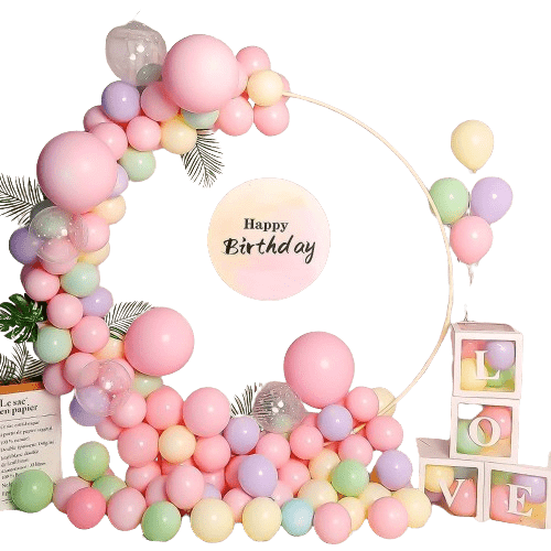 Dubkart Balloons 100 PCS Macaron Candy Color Balloons 10 Inch