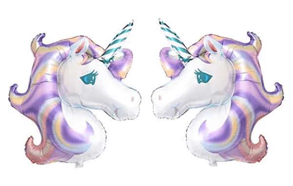 Dubkart Balloons 26 PCS Unicorn Glitter Theme Party Supplies Set