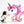Dubkart Balloons 5in1 Unicorn Theme Party Balloons Kit Set
