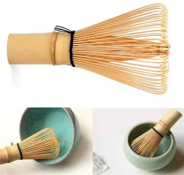 Dubkart Bamboo Whisk Matcha Green Tea Powder Chasen Brush Tool