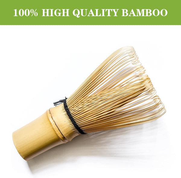 Dubkart Bamboo Whisk Matcha Green Tea Powder Chasen Brush Tool