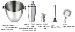 Dubkart Bartending 16 PCS Bartender Cocktail Shaker Kit Set Barware