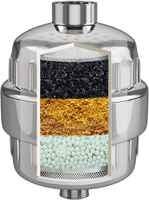 Dubkart Bathroom accessories 15 Stage Shower Head Water Purifier Filter