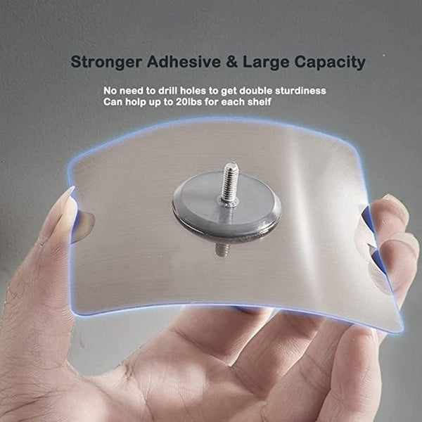 Dubkart Bathroom accessories 2 PCS Bathroom Shower Caddy Shelf Storage Organizer