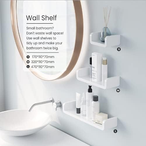 Dubkart Bathroom accessories Self Adhesive Wall Mounted Shelf