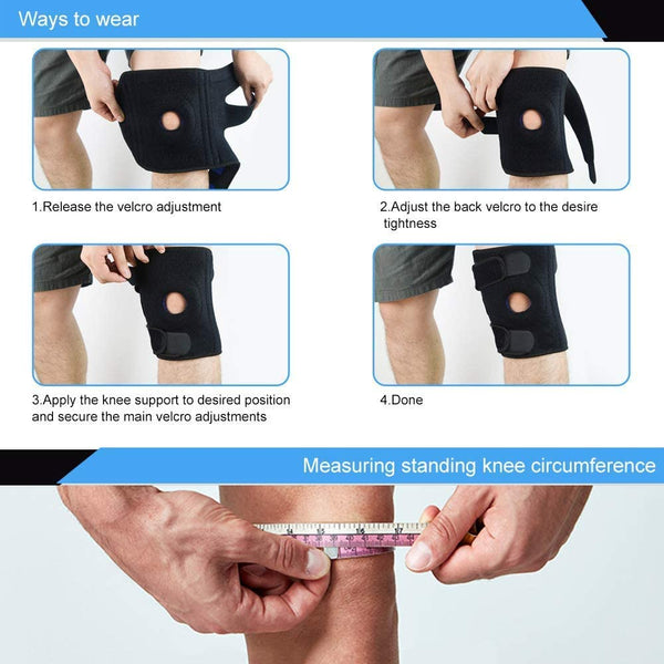 Dubkart Breathable Adjustable Knee Brace Support Sleeve