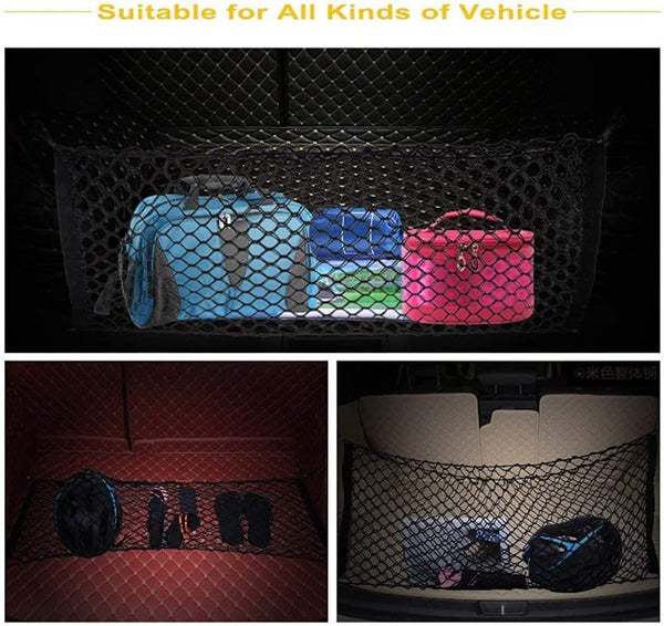 Dubkart Car Boot Trunk Cargo Storage Organizer Net