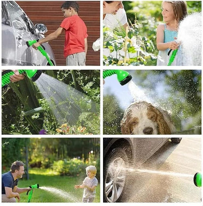Dubkart Car care Magic Water Hose 100Ft 30M Car Garden Washer With Spray Gun