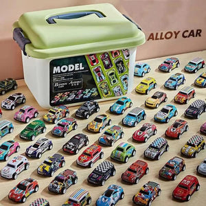 Dubkart Car toys 30 Push Pull Back Mini Toy Race Cars Set