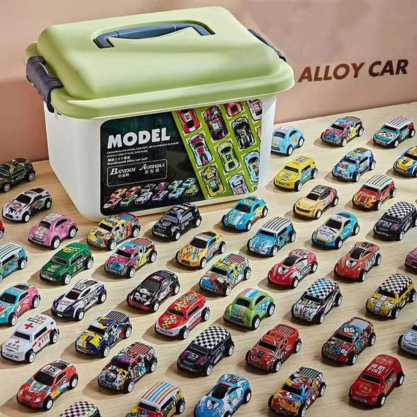 Dubkart Car toys 30 Push Pull Back Mini Toy Race Cars Set