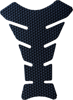 DubKart Carbon Fiber Looks Black Motorcycle Bike Fuel Tank Pad Sticker 3D Decal
