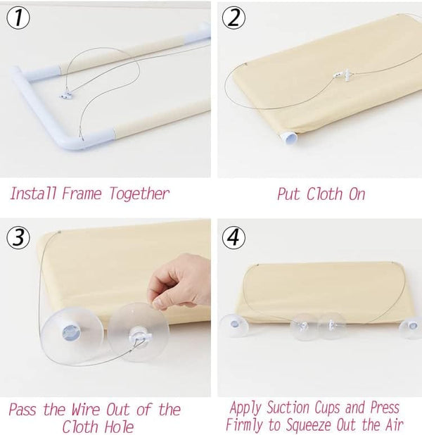 Dubkart Cat Window Perch Bed Hammock Seat 13kg Support