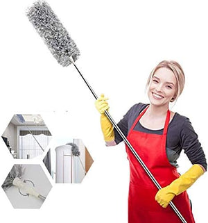 Dubkart Cleaning Extra Long Telescopic Feather Duster for CLeaning