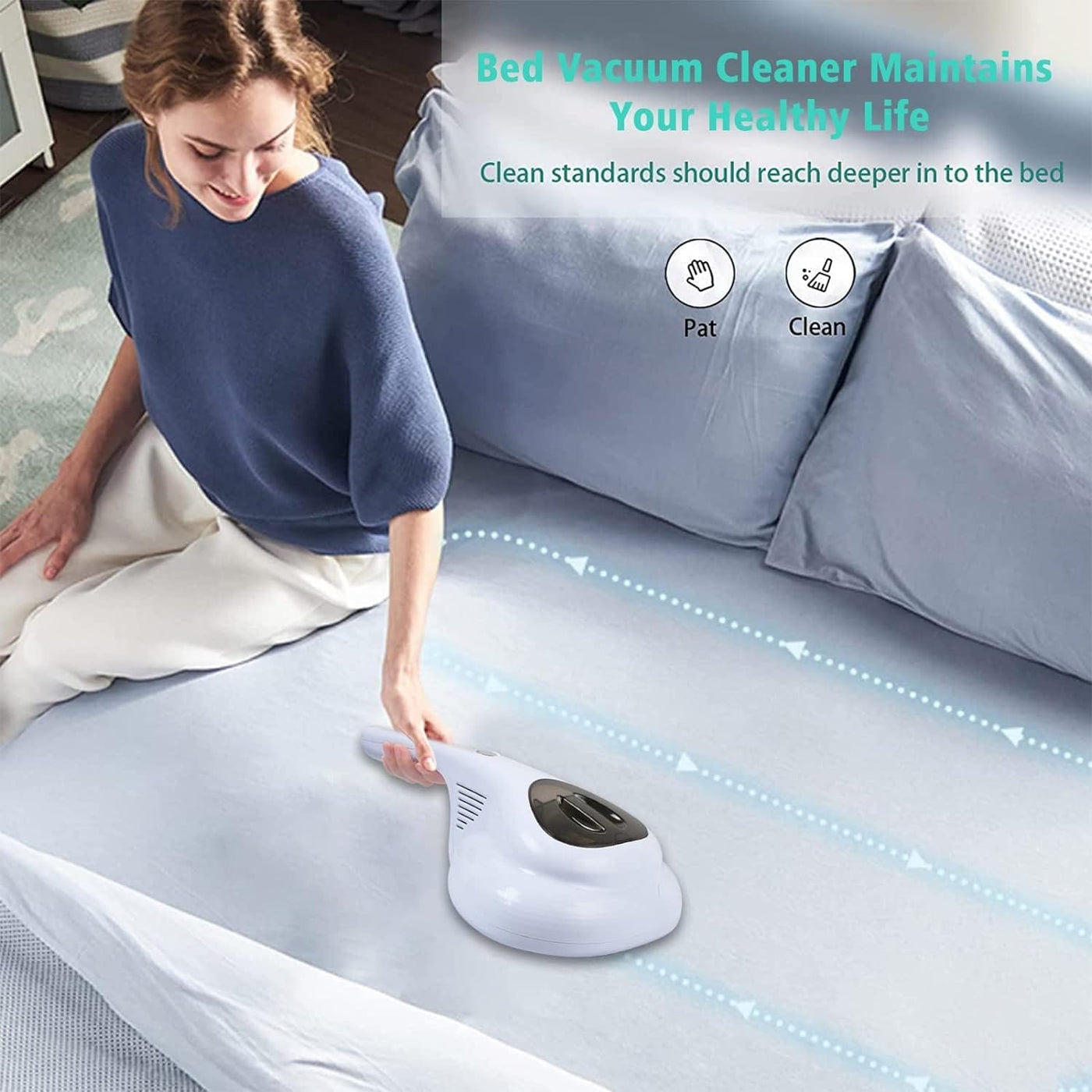 Dubkart Cleaning Wireless Bed Bug Sofa Mite Vacuum Cleaner