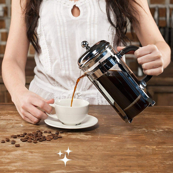 Dubkart Coffee accessories Glass Coffee French Press Tea Maker 350 ml