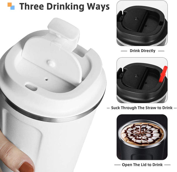 Dubkart Coffee accessories Insulated Leakproof Coffee Mug 380ml