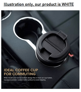 Dubkart Coffee accessories Insulated Leakproof Coffee Mug 380ml