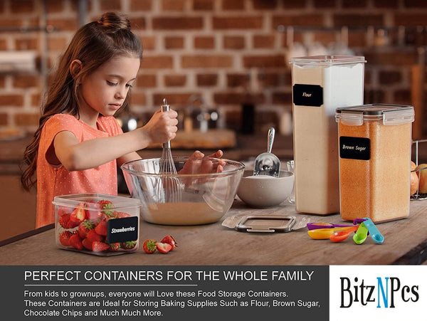 Dubkart Containers & Storage 24 PCS Airtight Kitchen Food Storage Containers