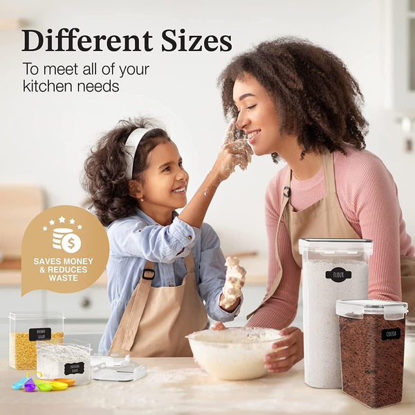 Dubkart Containers & Storage 24 PCS Airtight Kitchen Food Storage Containers