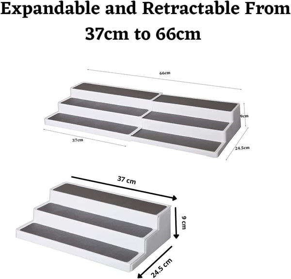 Dubkart Containers & Storage 3 Tier Spice Bottle Shelf Rack