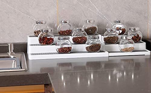 Dubkart Containers & Storage 3 Tier Spice Bottle Shelf Rack