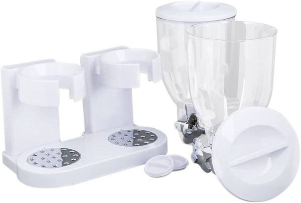 Dubkart Containers & Storage Airtight Double Container Cereal Candy Dispenser