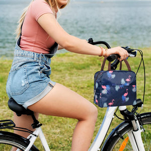Dubkart Containers & Storage Flamingo Printed Bento Waterproof Insulated Hot Cool Food Lunch Bag
