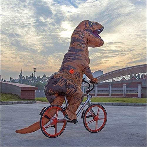 Dubkart Costumes Inflatable T-Rex Dinosaur Costume for Adults 2.2 Meters