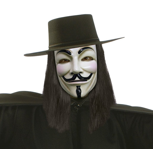 Dubkart Costumes Vendetta Face Mask Money Heist Anonymous Halloween