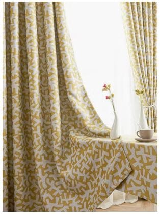 Dubkart Curtains & Drapes Nordic Style Tree Branch Printed Blackout Curtain 200 x 270 cms