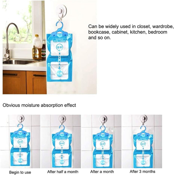 Dubkart Dehumidifier 2 PCS Fragrant Dehumidifier Bag Moisture Absorber