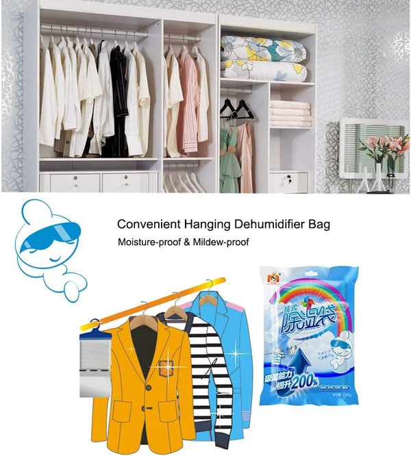 Dubkart Dehumidifier 2 PCS Fragrant Dehumidifier Bag Moisture Absorber