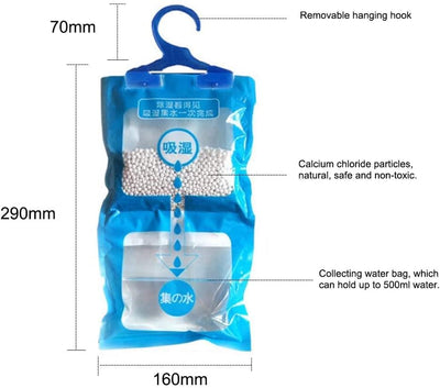 Dubkart Dehumidifier 2 PCS Fragrant Dehumidifier Bag Moisture Absorber