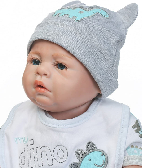 Dubkart Dolls 22 Inch Dinosaur Theme Real Life Like Reborn Baby Doll